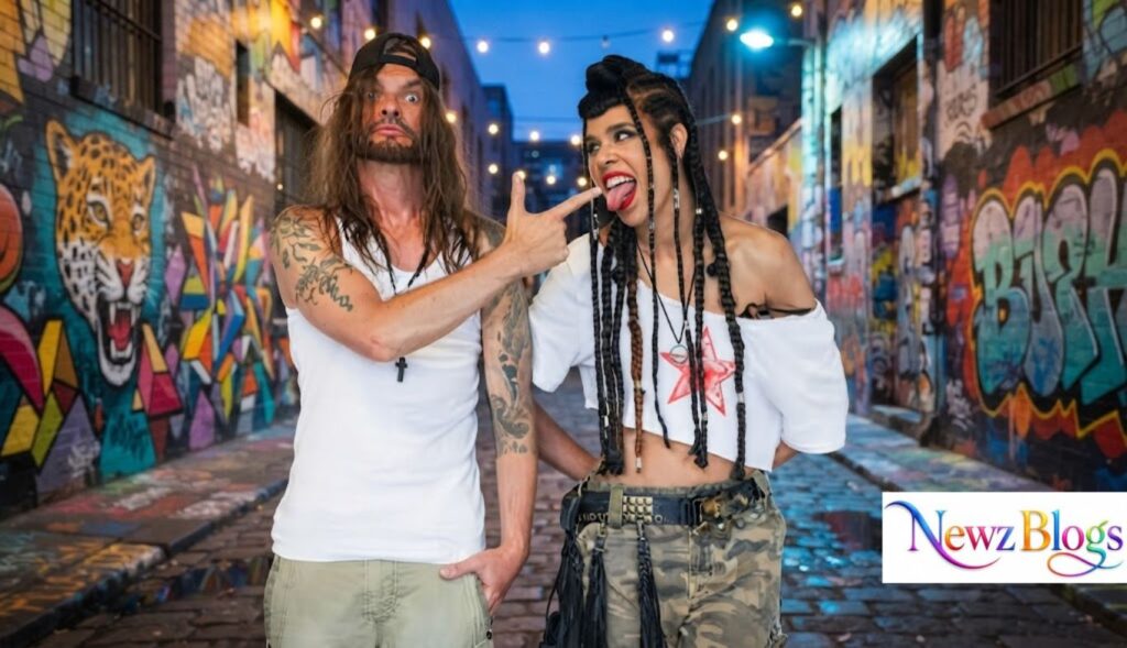 Frah Shaka Ponk et sa femme