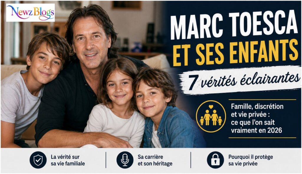 Marc Toesca et ses enfants